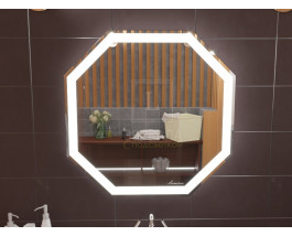 Зеркало в ванную комнату с подсветкой Тревизо 60 см